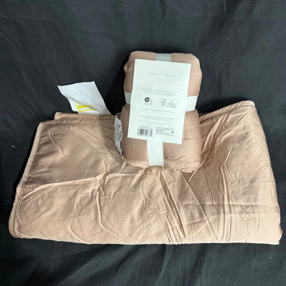 King Rayon from Bamboo Quilt Pillow Sham Light Adobe Clay - Casaluna™